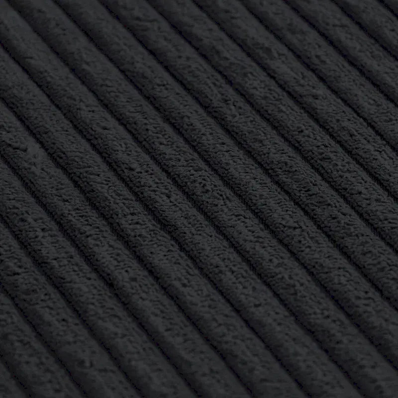 Canapé d'angle 4 pièces en forme de L, revêtu de velours côtelé, avec pouf-18