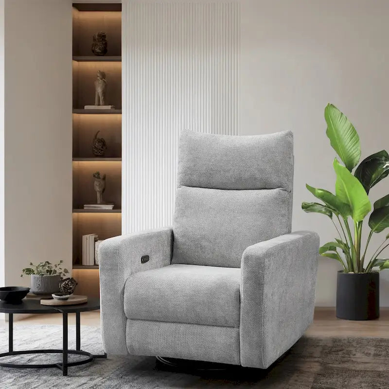 Fauteuil inclinable pivotant électrique Olmas 33,5 W avec chargeur USB-37