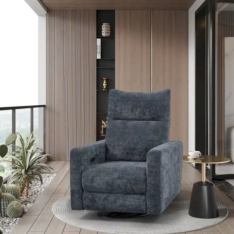 Fauteuil inclinable pivotant électrique Olmas 33,5 W avec chargeur USB-4