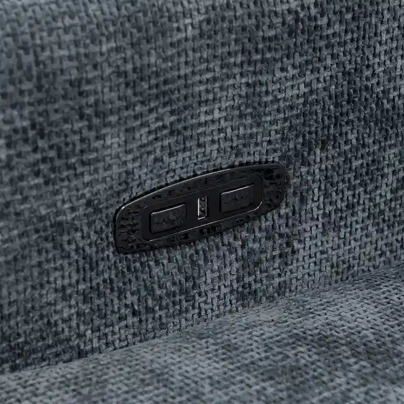 Fauteuil inclinable pivotant électrique Olmas 33,5 W avec chargeur USB-33