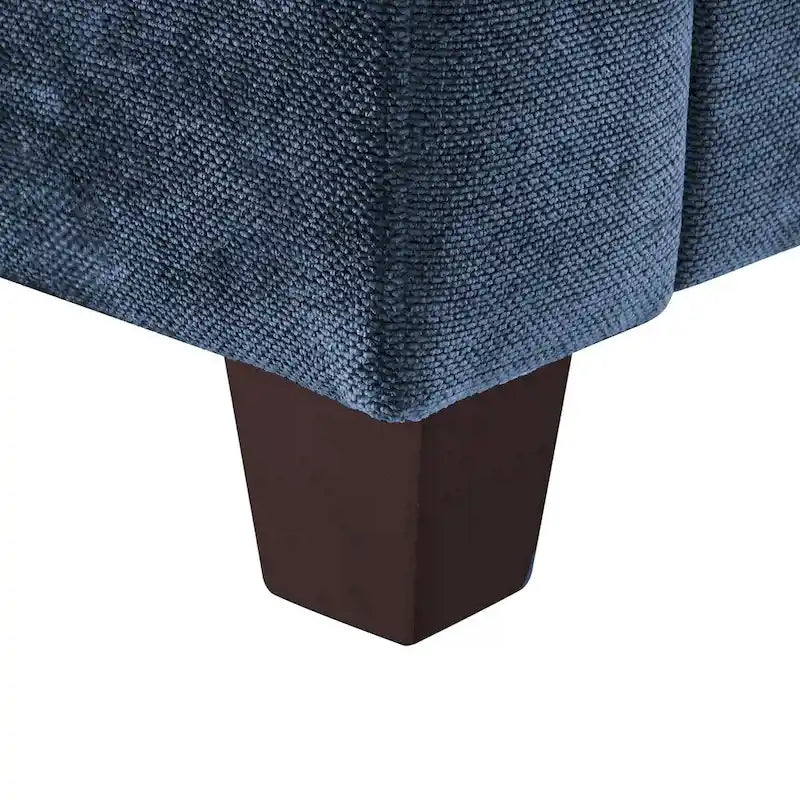 Canapé 3 places LUE BONA 81 en velours côtelé moderne, canapé rectangulaire en polyester pour salon - 81 cm (L) x 33 cm (P) x 26 cm (H)-4