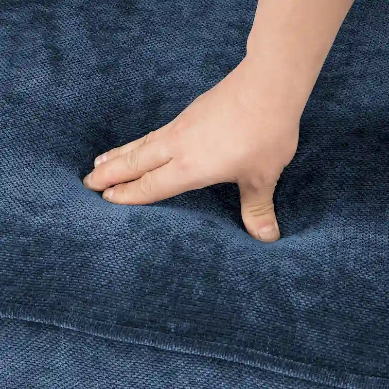 Canapé 3 places LUE BONA 81 en velours côtelé moderne, canapé rectangulaire en polyester pour salon - 81 cm (L) x 33 cm (P) x 26 cm (H)-28