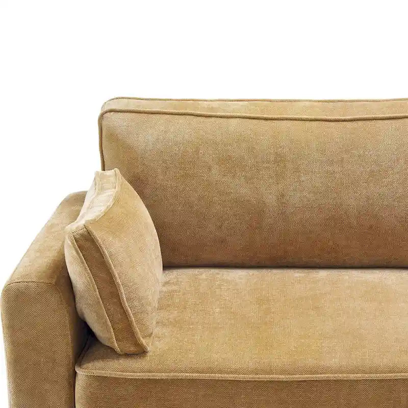 Canapé 3 places LUE BONA 81 en velours côtelé moderne, canapé rectangulaire en polyester pour salon - 81 cm (L) x 33 cm (P) x 26 cm (H)-32