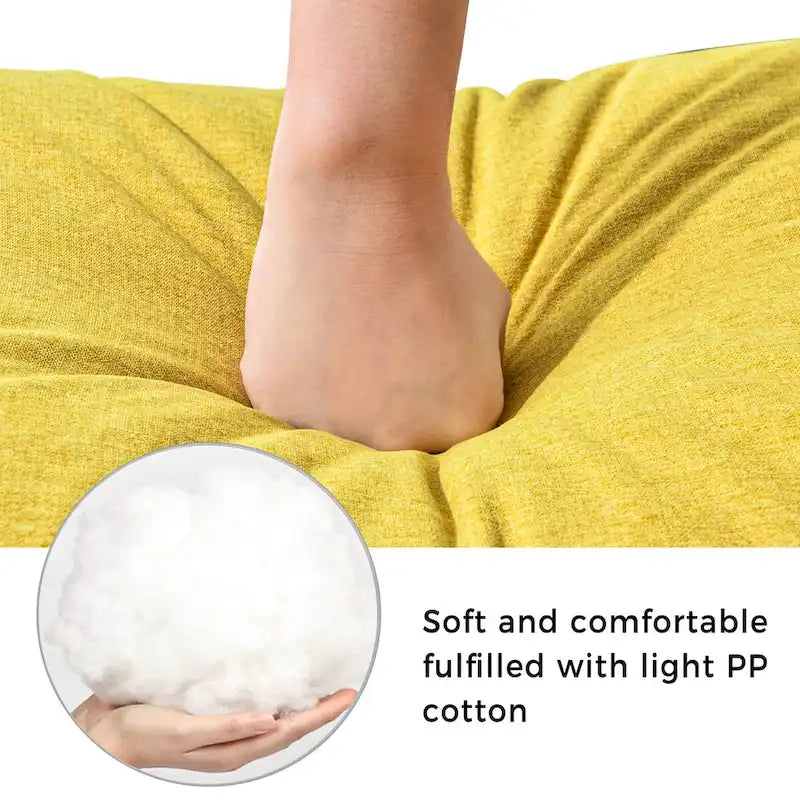 Canapé d'angle en lin 65, méridienne d'intérieur capitonnée, canapé-lit, canapé-lit en bois massif pour chambre ou salon-7