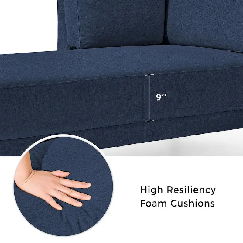 Canapé d'angle en lin 65, méridienne d'intérieur capitonnée, canapé-lit, canapé-lit en bois massif pour chambre ou salon-26