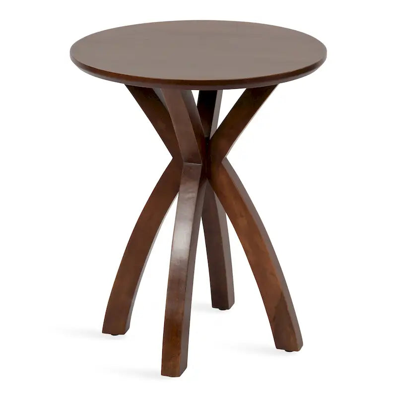 Table d'appoint ronde en bois Kate et Laurel Soleyn-33