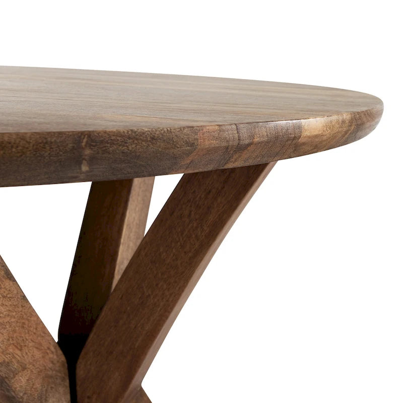 Table d'appoint ronde en bois Kate et Laurel Soleyn-15