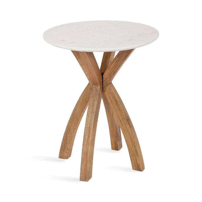 Table d'appoint ronde en bois Kate et Laurel Soleyn-28