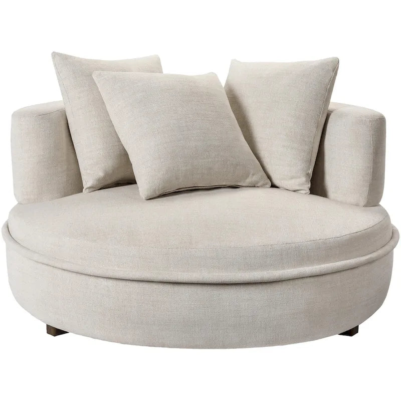 Fauteuil lounge rond Jarrett, moderne et contemporain-2