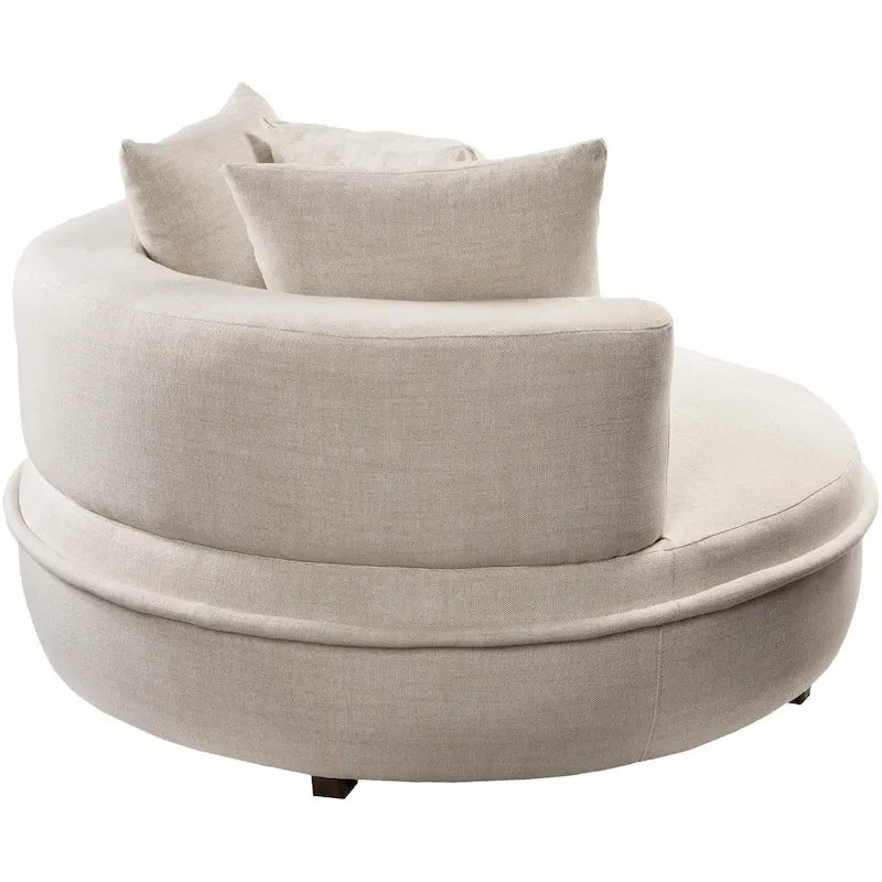 Fauteuil lounge rond Jarrett, moderne et contemporain-6