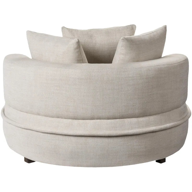 Fauteuil lounge rond Jarrett, moderne et contemporain-7