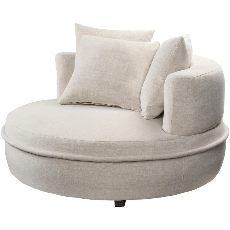 Fauteuil lounge rond Jarrett, moderne et contemporain-10