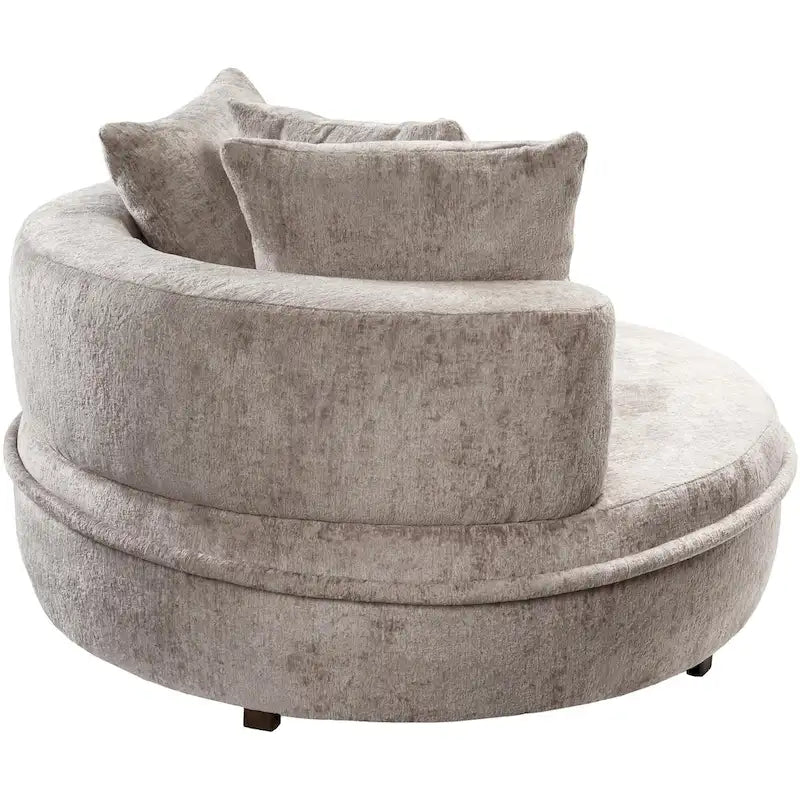 Fauteuil lounge rond Jarrett, moderne et contemporain-13