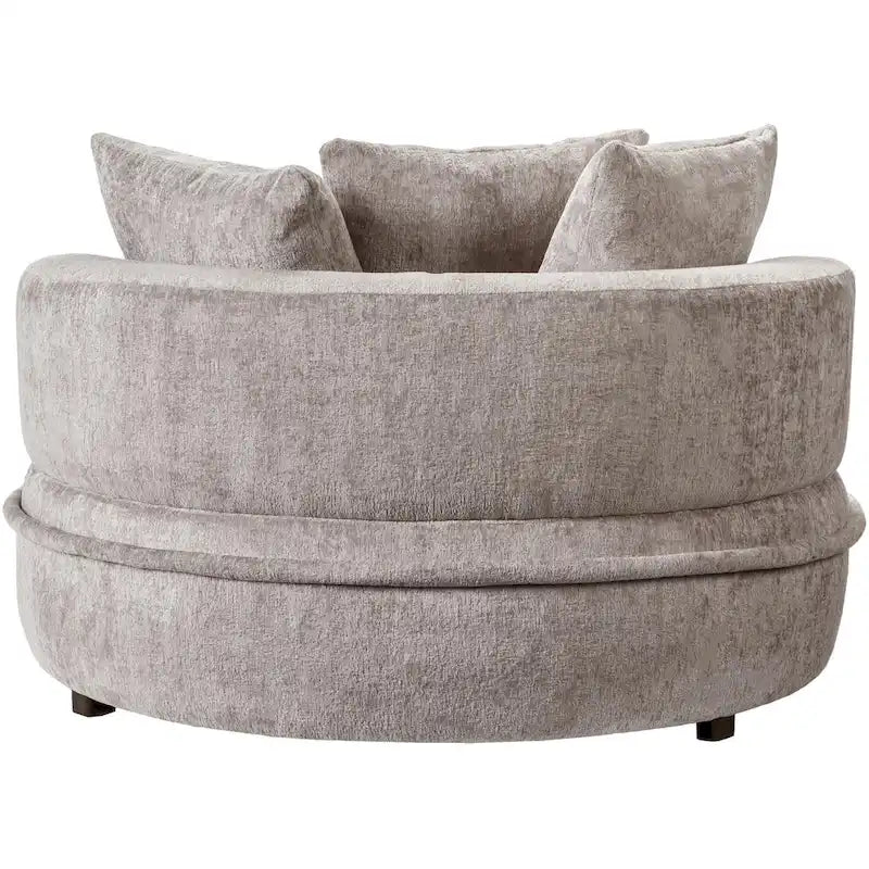 Fauteuil lounge rond Jarrett, moderne et contemporain-14