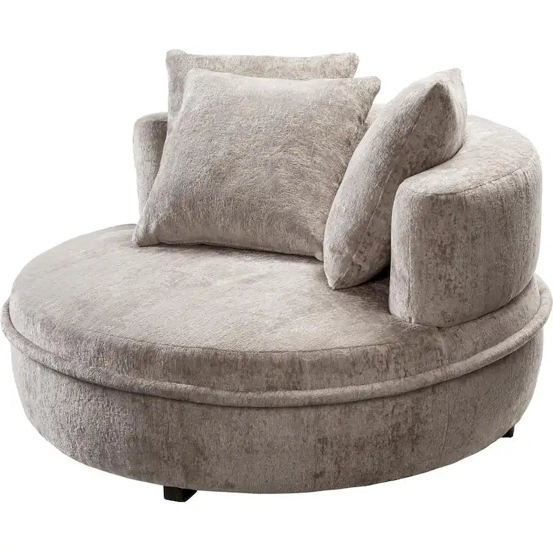 Fauteuil lounge rond Jarrett, moderne et contemporain-17