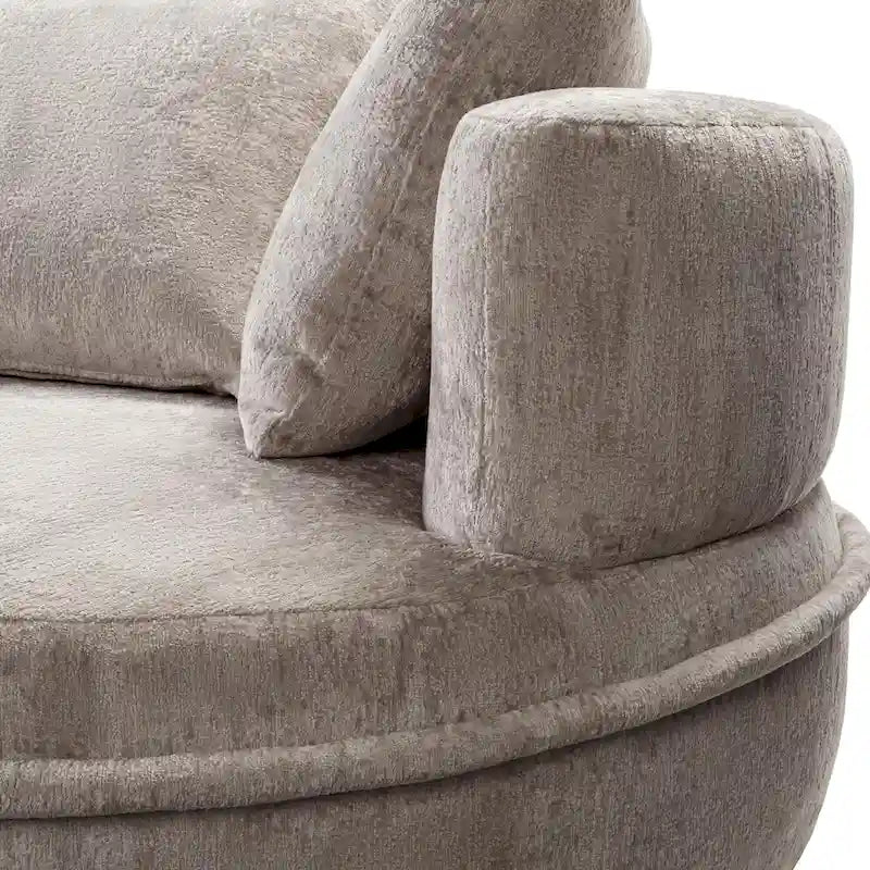 Fauteuil lounge rond Jarrett, moderne et contemporain-18