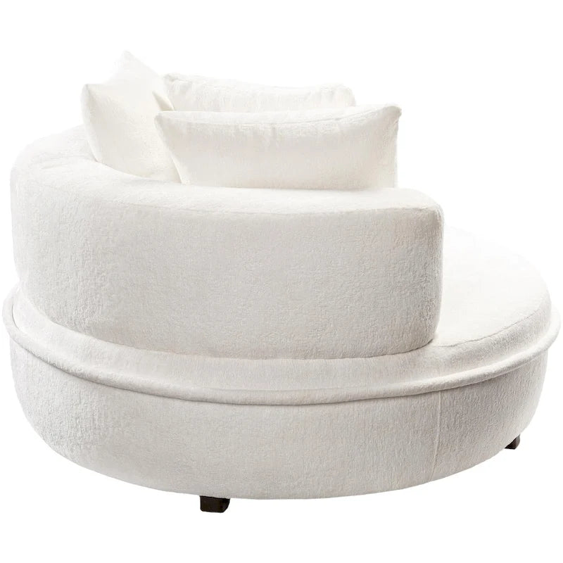 Fauteuil lounge rond Jarrett, moderne et contemporain-20