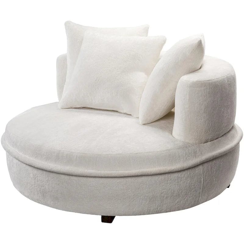 Fauteuil lounge rond Jarrett, moderne et contemporain-24