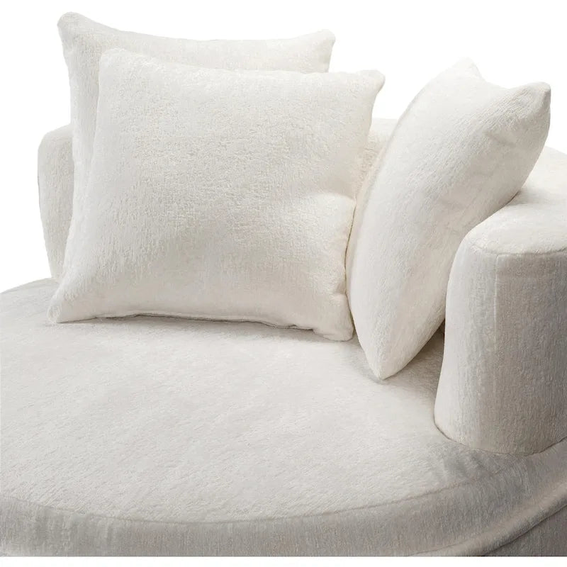 Fauteuil lounge rond Jarrett, moderne et contemporain-25