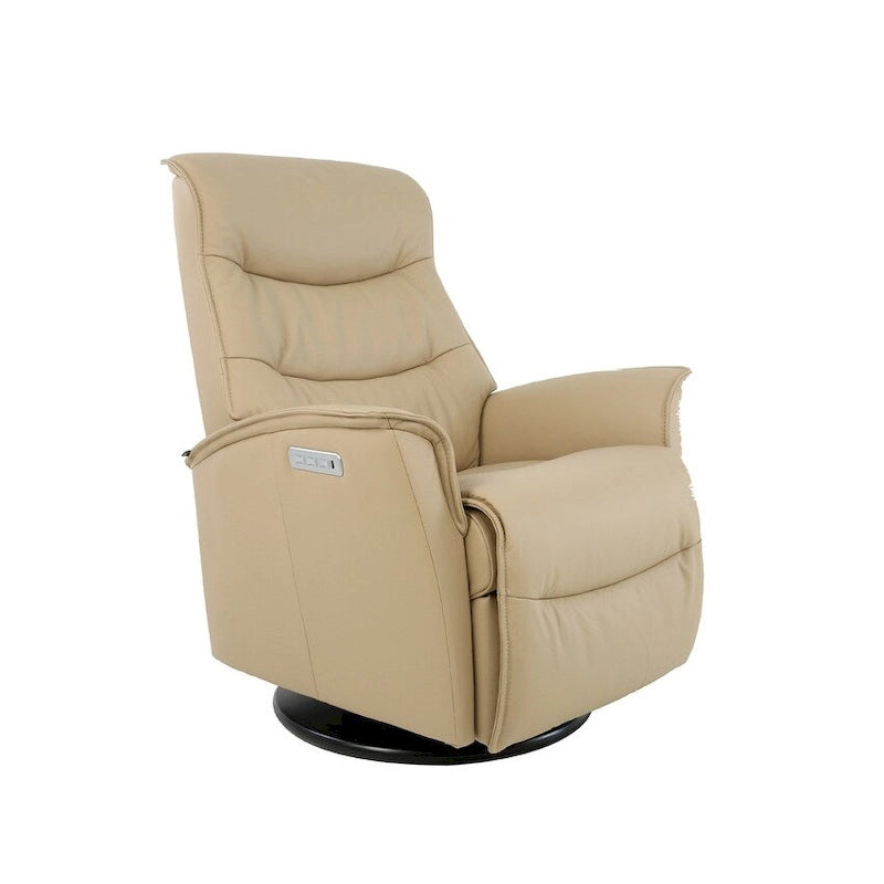 Fauteuil inclinable suspendu en cuir Fjords Dallas