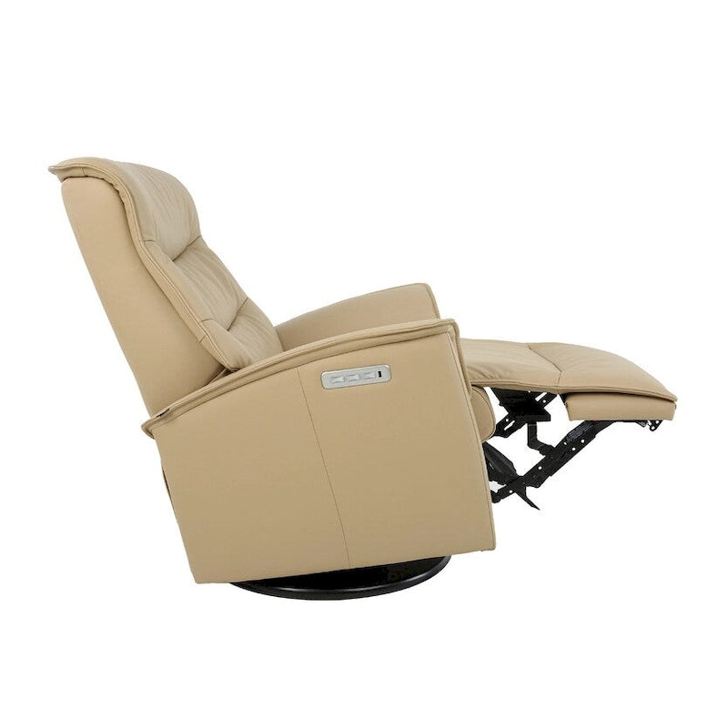 Fauteuil inclinable suspendu en cuir Fjords Dallas-4