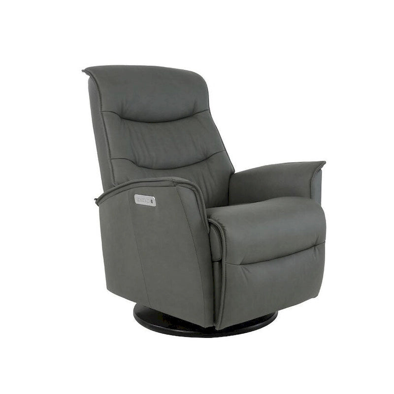 Fauteuil inclinable suspendu en cuir Fjords Dallas-11