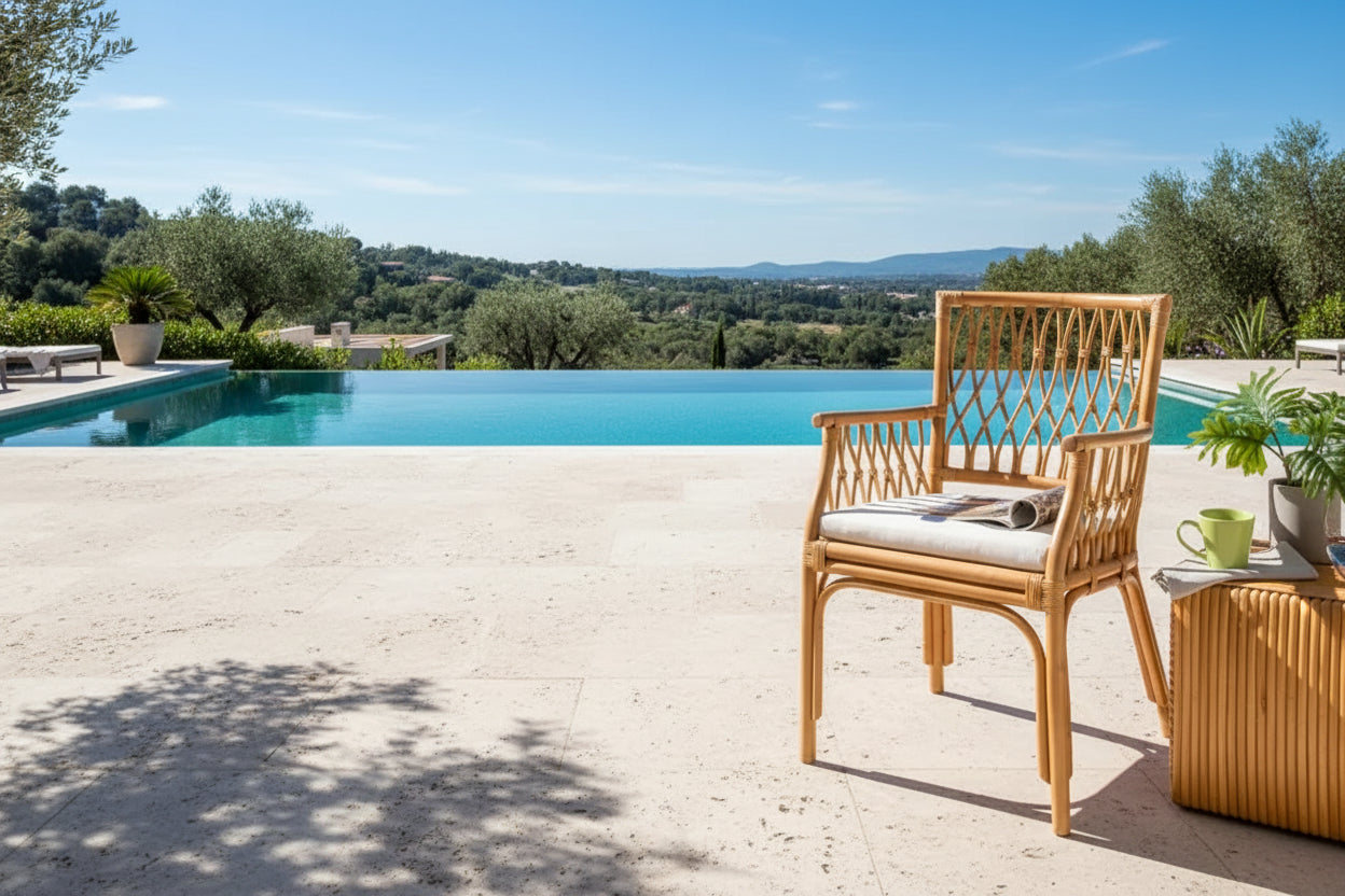 Maisa Bohemian Light Honey Rattan Arm Chair