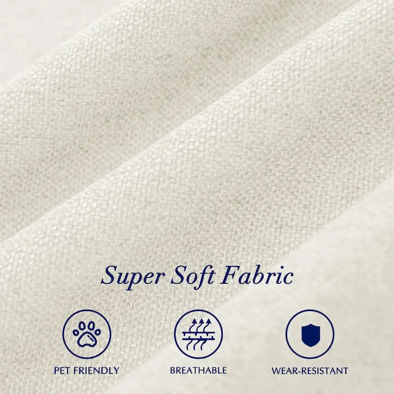 Chaise de salle à manger capitonnée Subrtex Linen Parsons (paquet de 2)-20