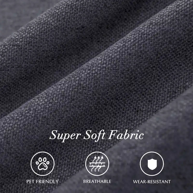 Chaise de salle à manger capitonnée Subrtex Linen Parsons (paquet de 2)-24