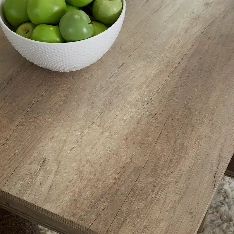 Table rectangulaire à pieds en grès Sun Valley de The Gray Barn - Marron-7