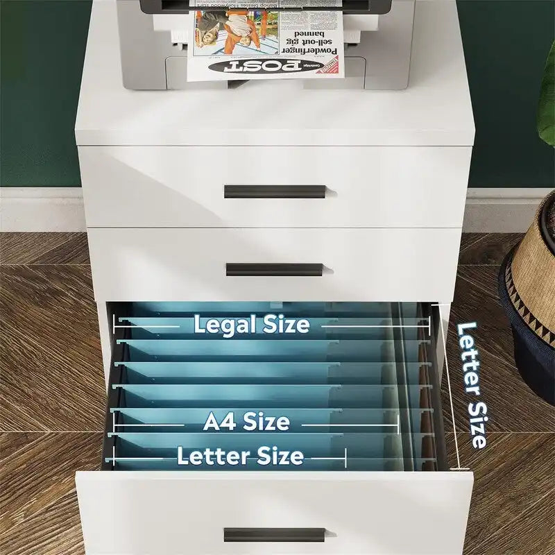 Classeur à 3 tiroirs - 15,4 cm (P) x 18,5 cm (L) x 25,6 cm (H)-3