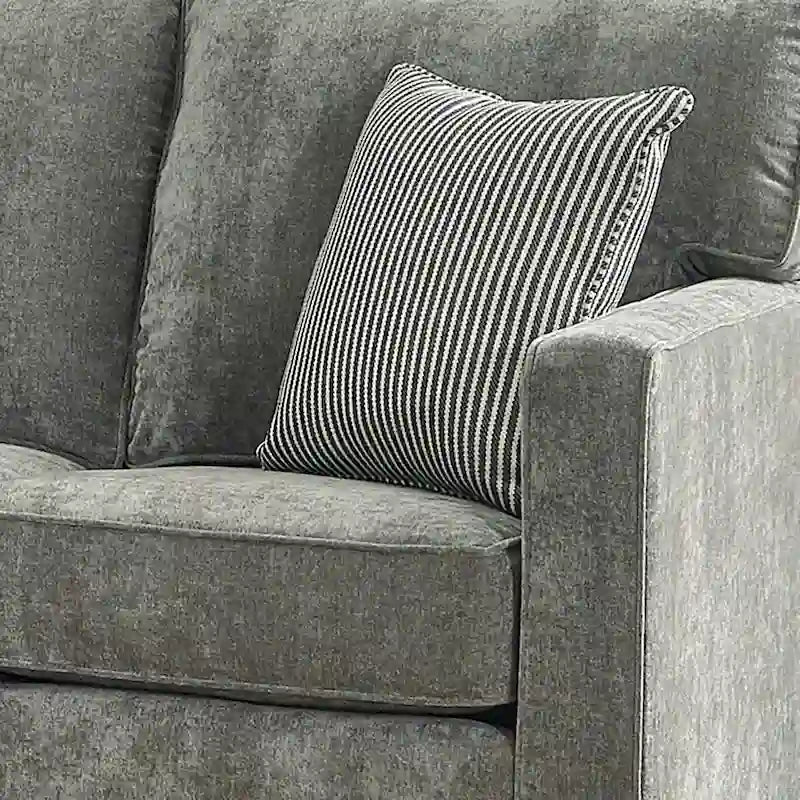 Canapé-lit d'angle Maddox gris avec matelas en mousse à mémoire de forme et gel Queen-5