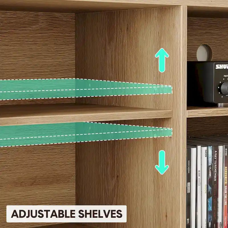 Meuble TV en rotin pour téléviseur 65/75 pouces-9