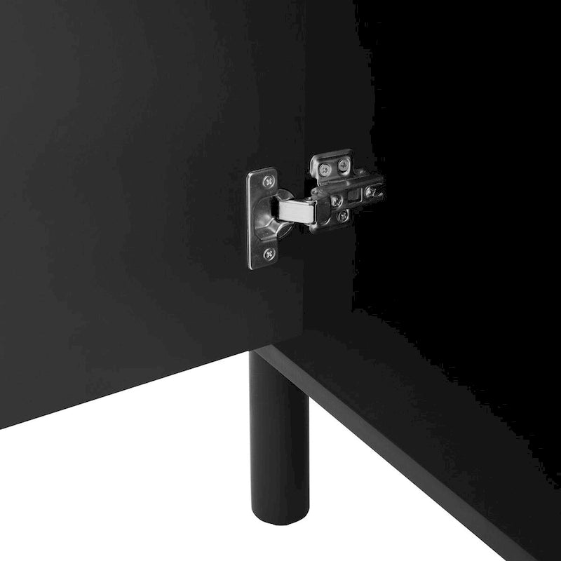 Buffet en MDF de haute qualité de 47,80 pouces avec étagères réglables - 47,80 x 16,50-28