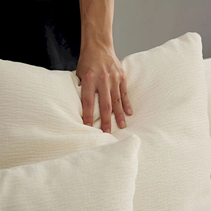 Canapé d'angle moderne 2 en 1 incurvé et pivotant à 360°, confortable, 4 places, recouvert de tissu.-13